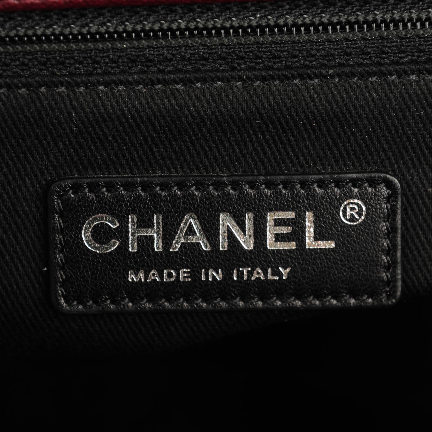 Chanel Metallic Goatskin Quilted Large City Rock Flap Burgundy 6 of 7