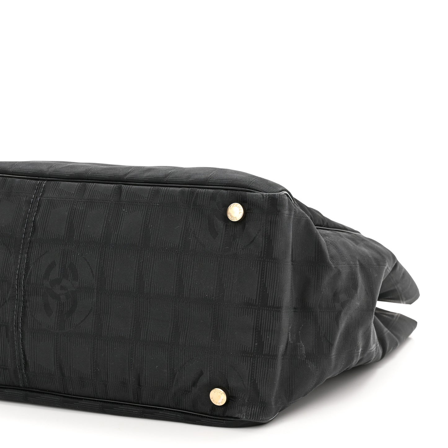 Nylon Medium Travel Tote Black