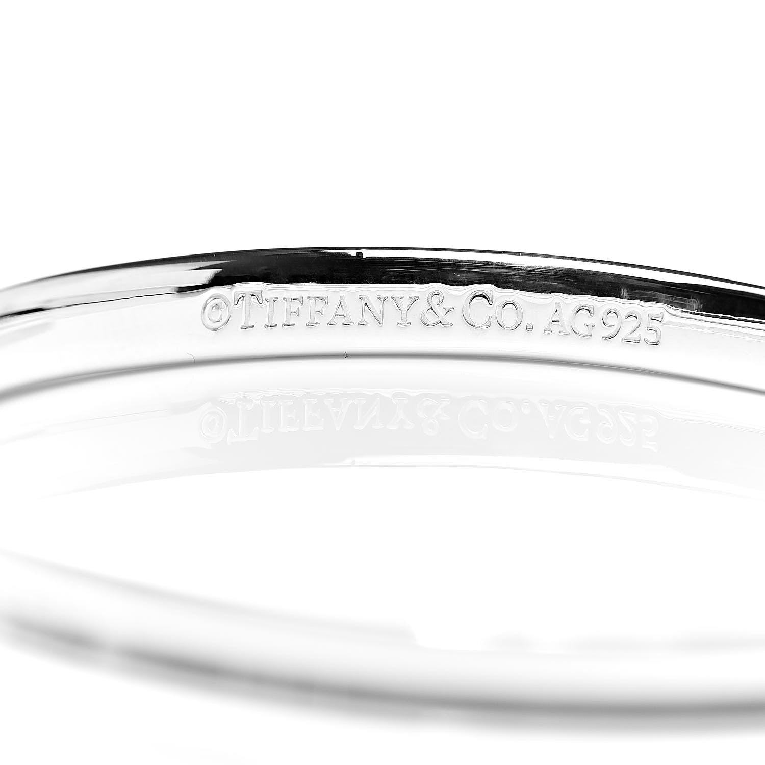 Tiffany Sterling Silver Narrow 1837 Cuff Bracelet 4 of 4