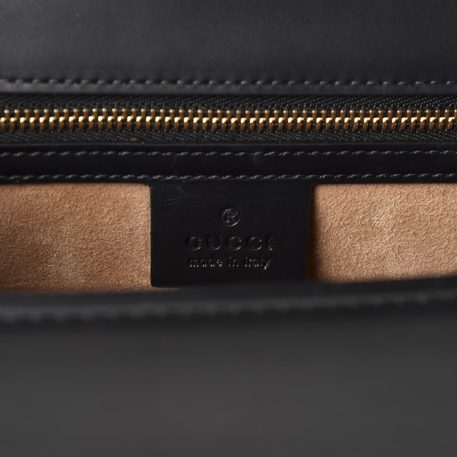 Gucci Calfskin Small Sylvie Shoulder Bag Black 7 of 9
