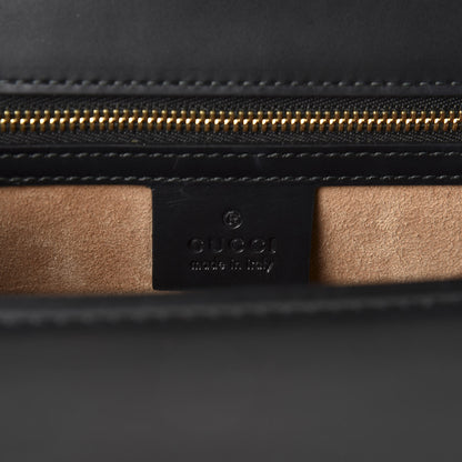Gucci Calfskin Small Sylvie Shoulder Bag Black 7 of 9