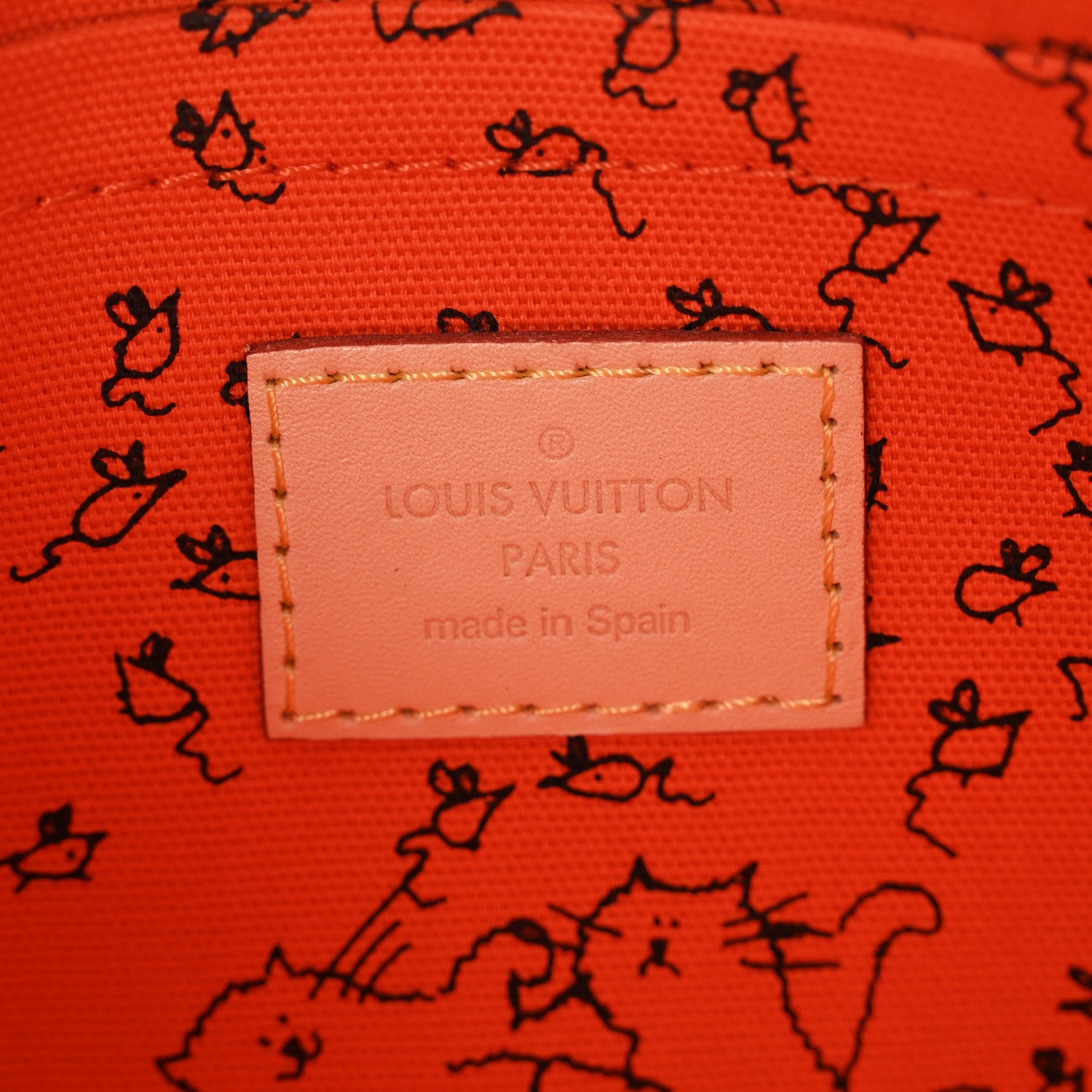 Louis Vuitton Catogram Neverfull MM GM Pochette Marron 6 of 9
