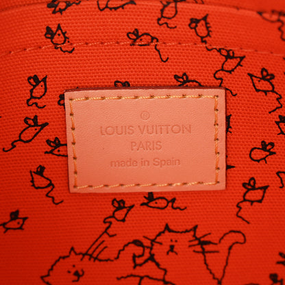 Louis Vuitton Catogram Neverfull MM GM Pochette Marron 6 of 9