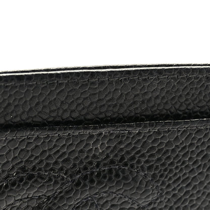 Chanel Caviar Timeless CC Card Holder Black 9 of 9