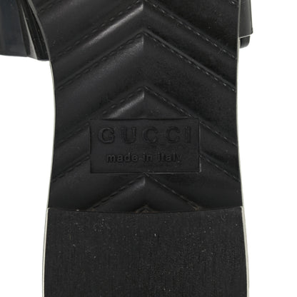 Gucci Rubber Womens Slide Sandals 35 Black 6 of 8