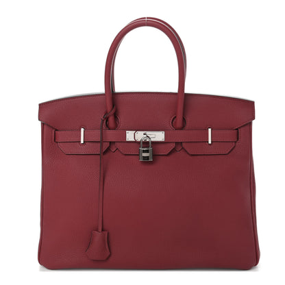 Hermes Togo Birkin 35 Rouge Grenat 1 of 9