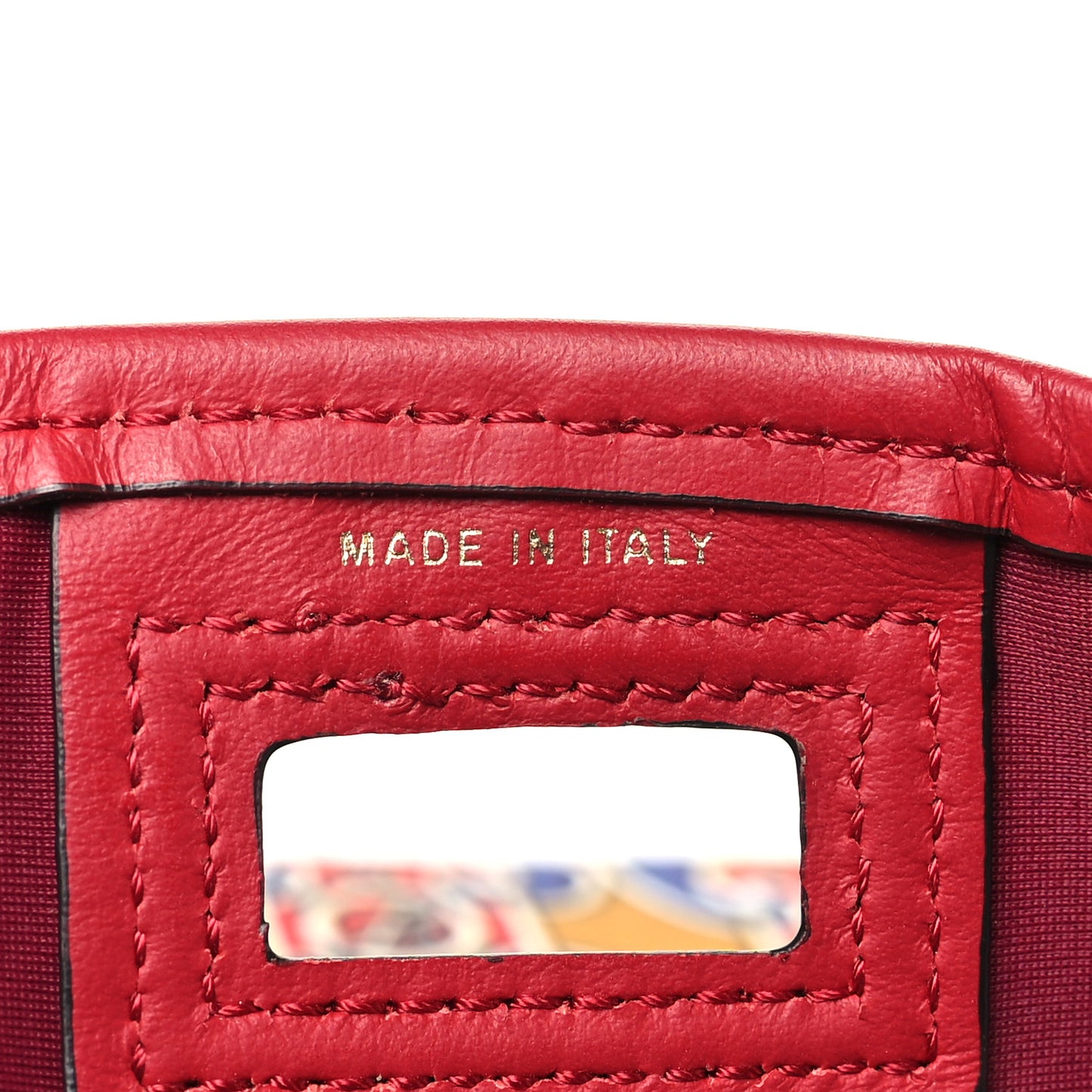 Fabric Grille Royale Print Stamp Patch Mini Peekaboo Defender Cover Red Blue Strawberry