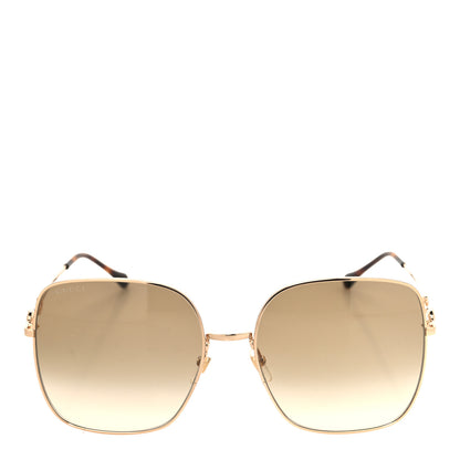 Gucci Metal Horsebit Square Frame Sunglasses GG0879S Grey 2 of 7