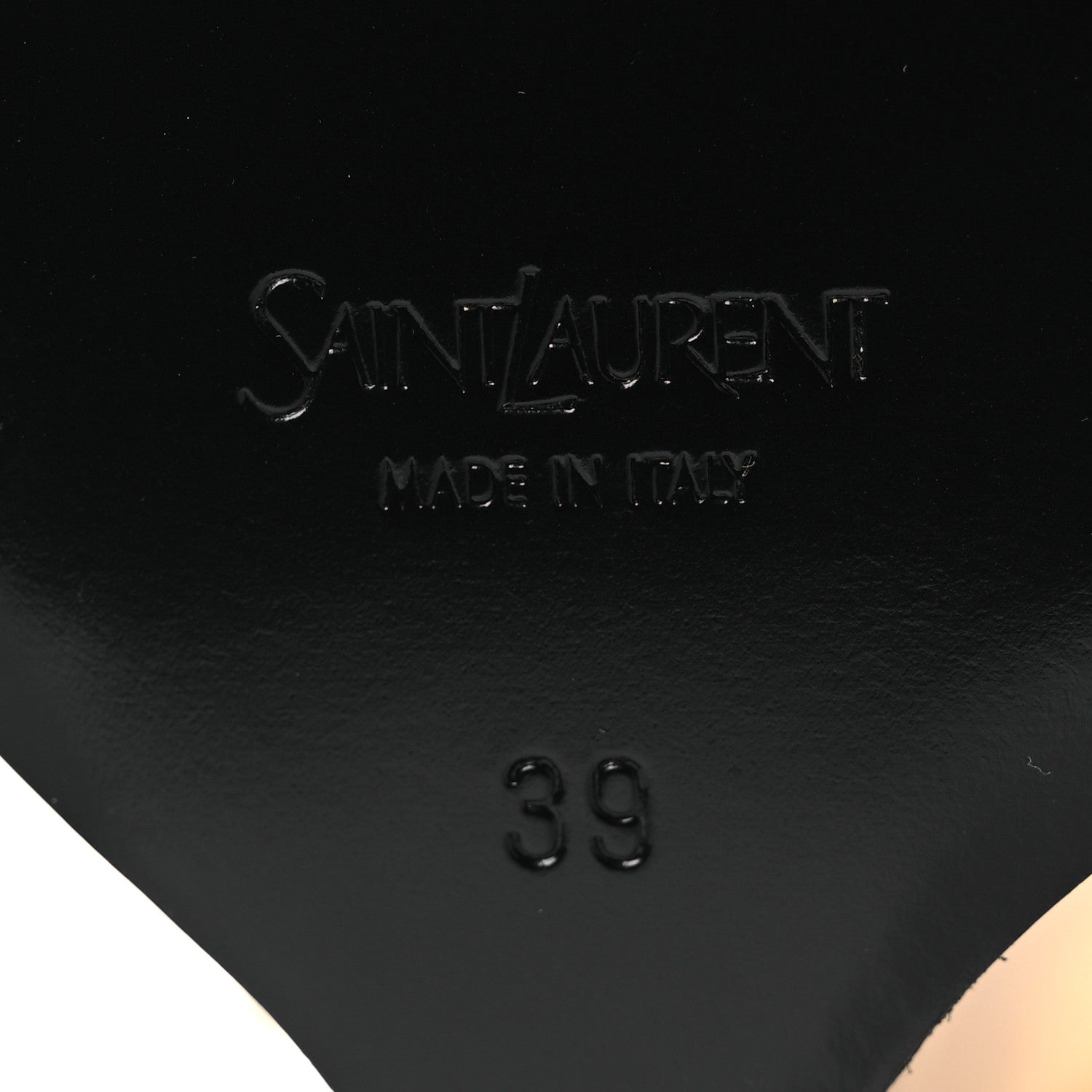 Saint Laurent Raso Regale Salome 110 Wedge Sandals 39 Black 8 of 11