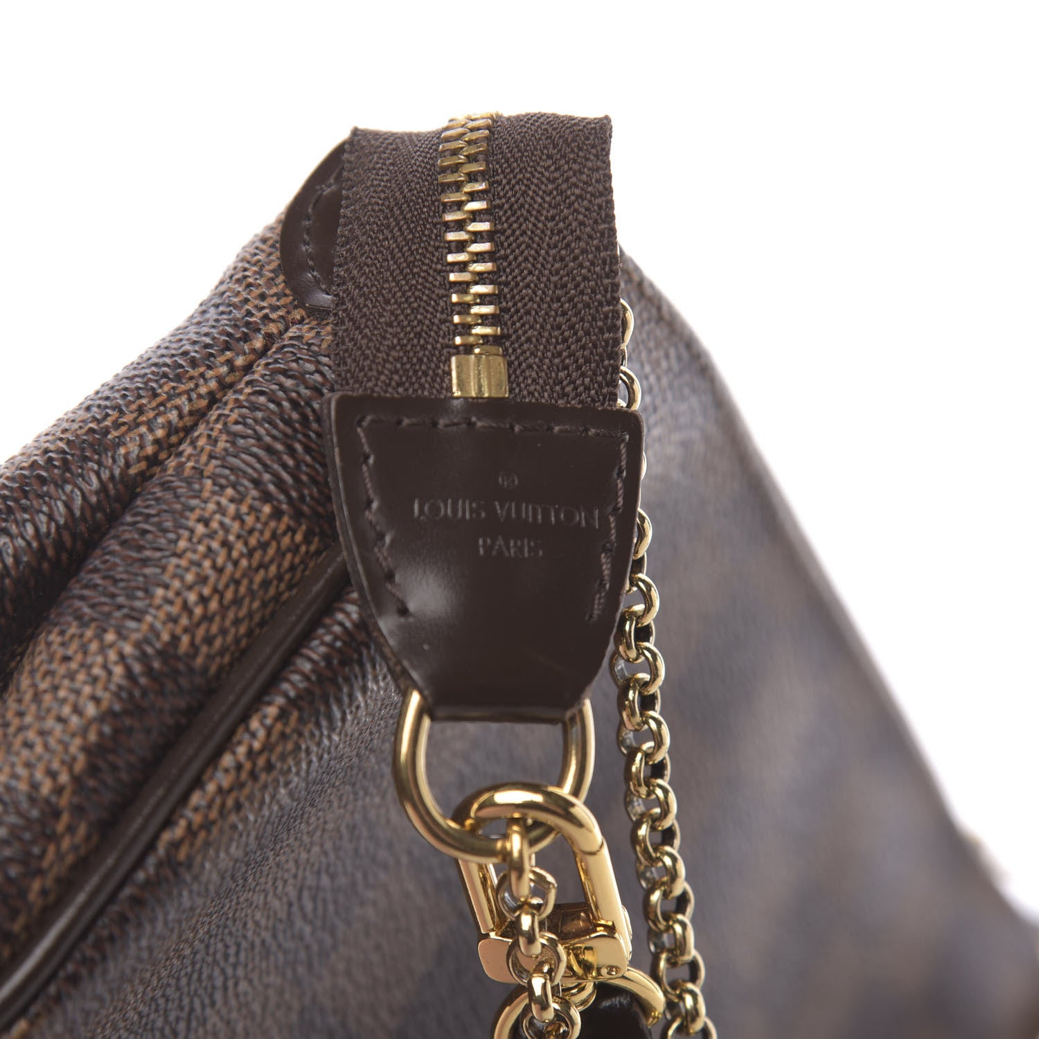 Louis Vuitton Damier Ebene Eva Clutch 5 of 10