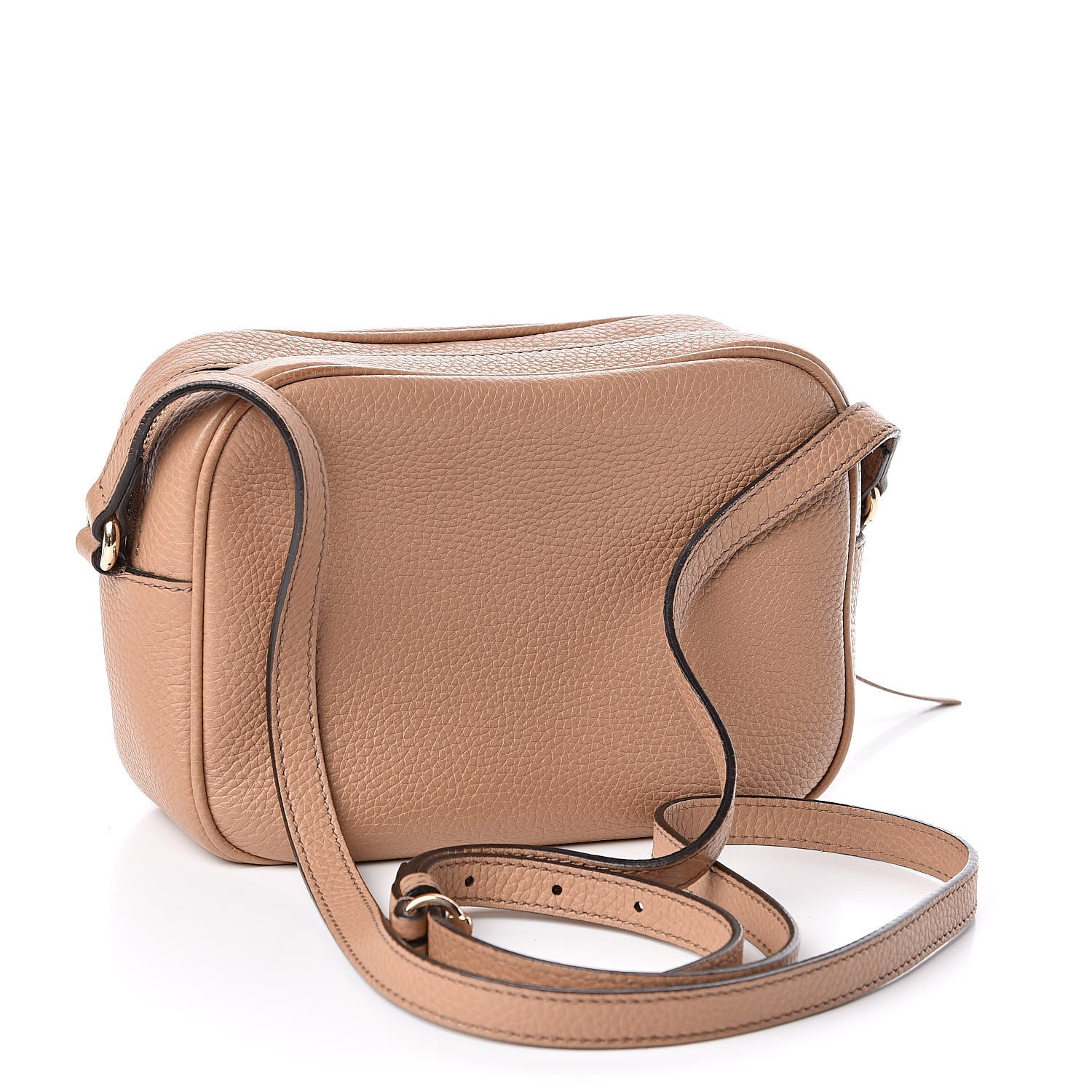 Gucci Pebbled Calfskin Small Soho Disco Bag Rose Beige 3 of 11