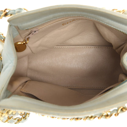 Chanel Lambskin Quilted Small Shoulder Bag Light Green 5 of 16