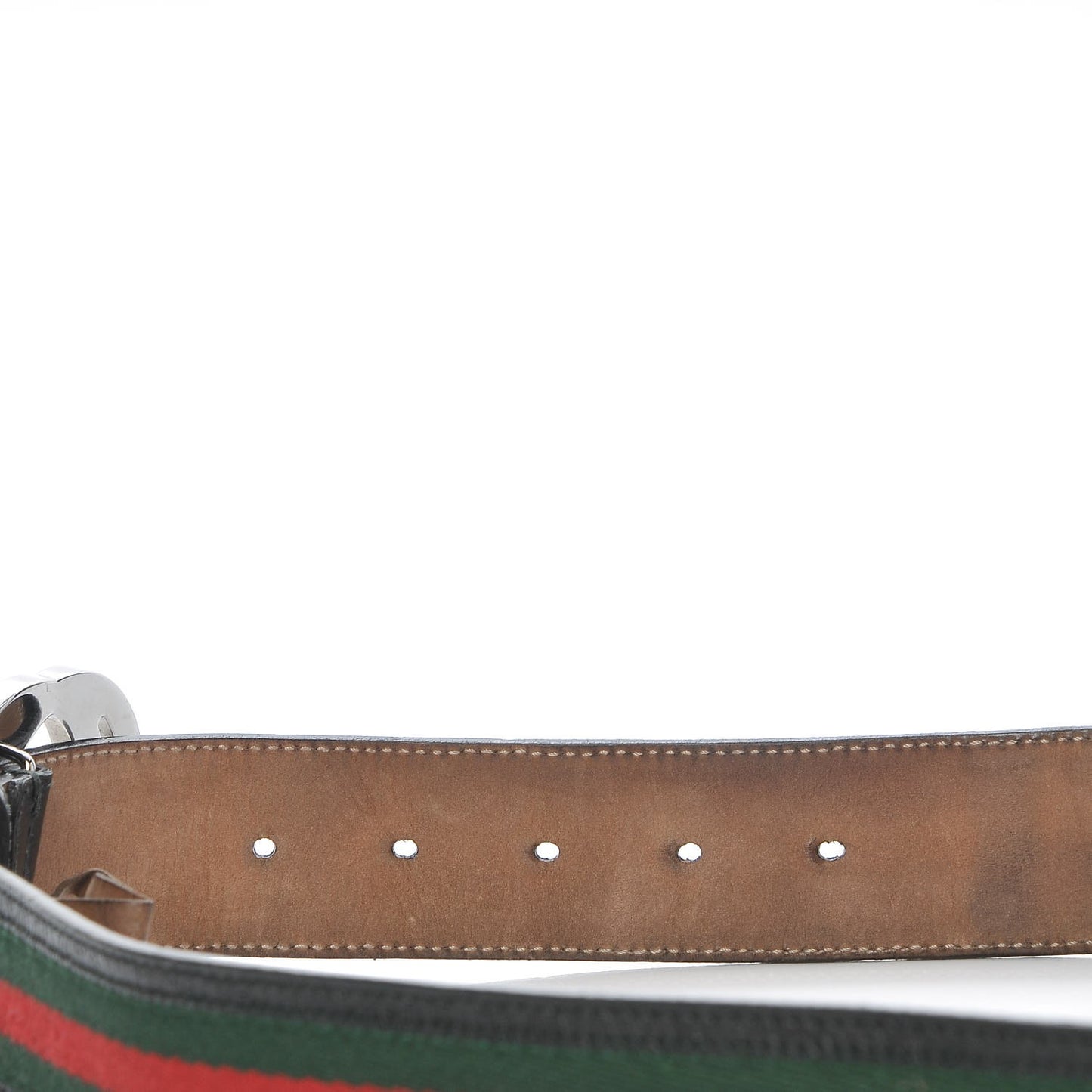 Calfskin Web Interlocking G Belt 105 42 Black