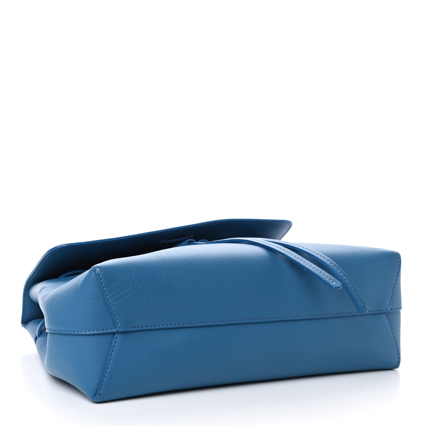 Calfskin Mini Lady Bag Sea Blue