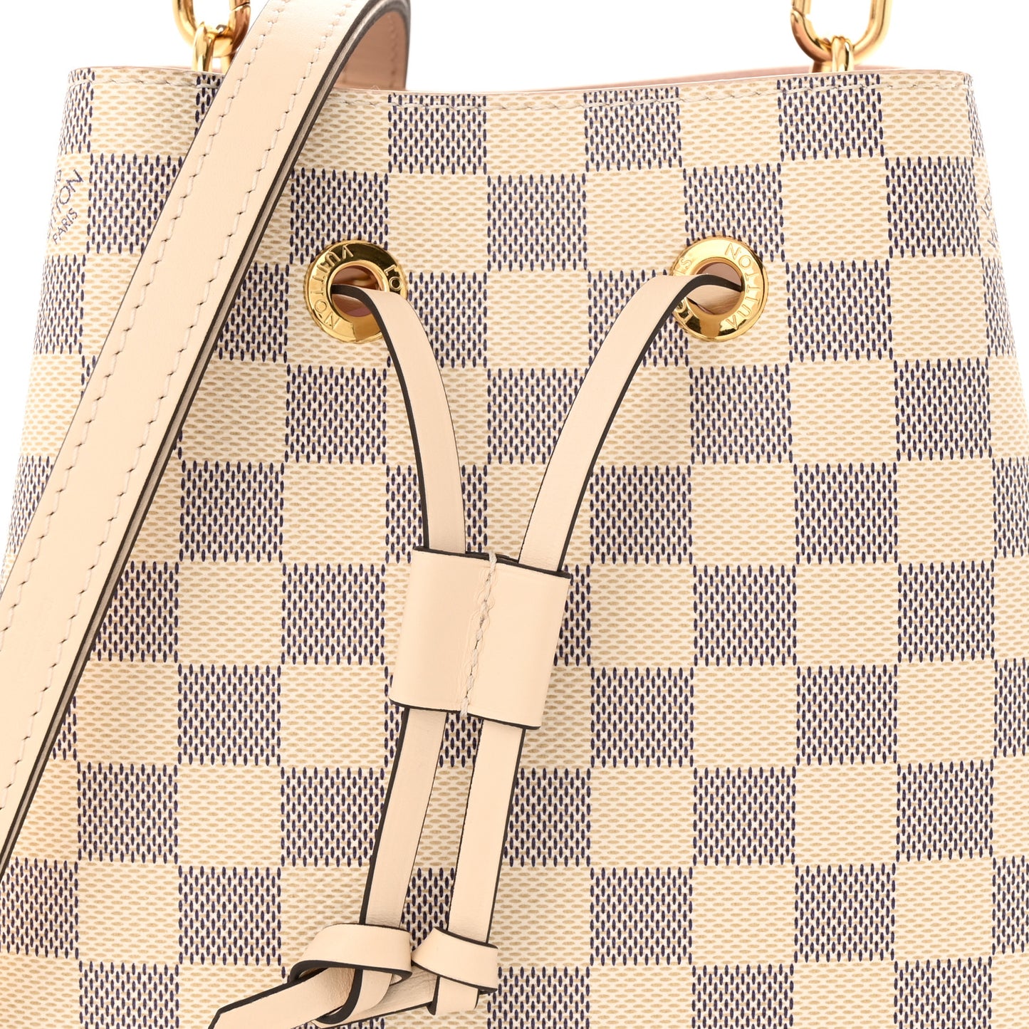 Damier Azur Braided Neonoe BB Pink