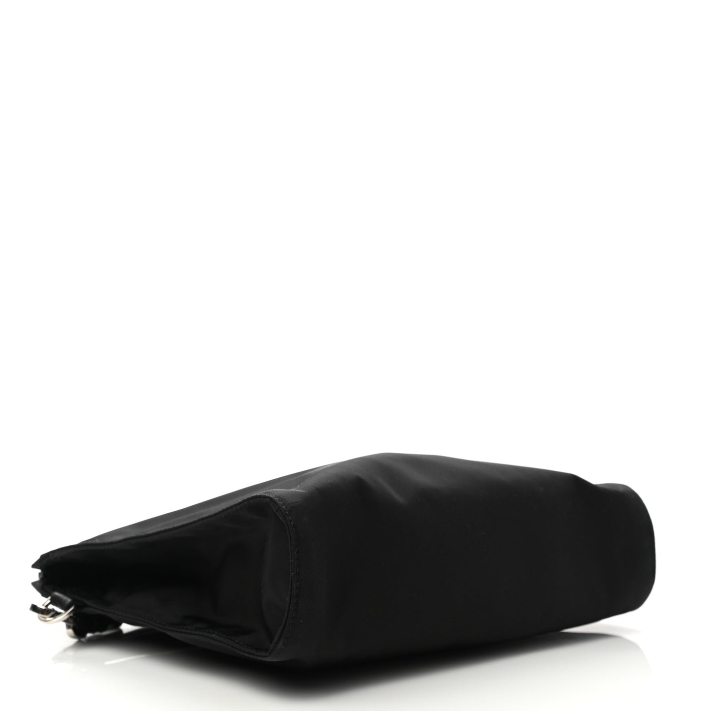 Tessuto Nylon Saffiano Wristlet Black