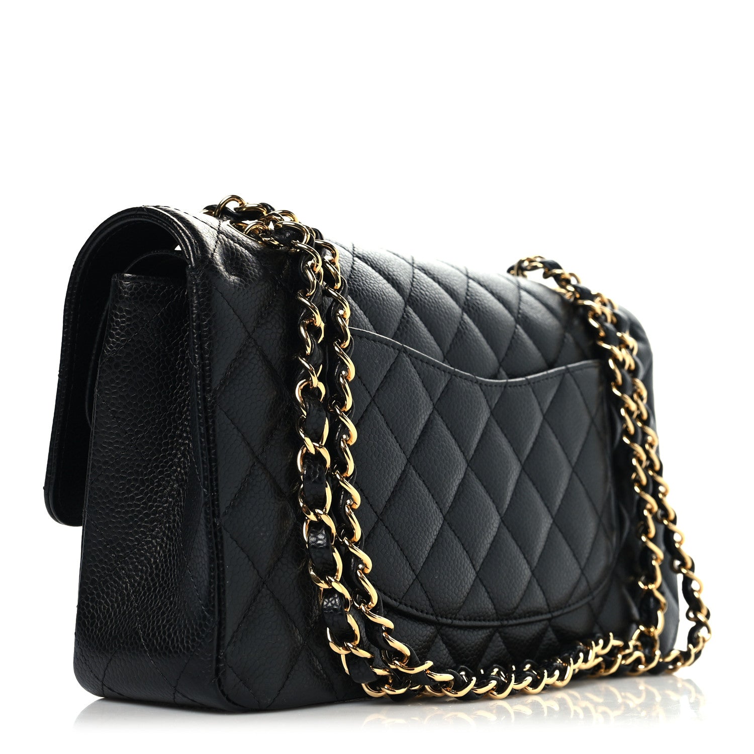 Chanel Caviar Quilted Medium Double Flap Black 3 of 11