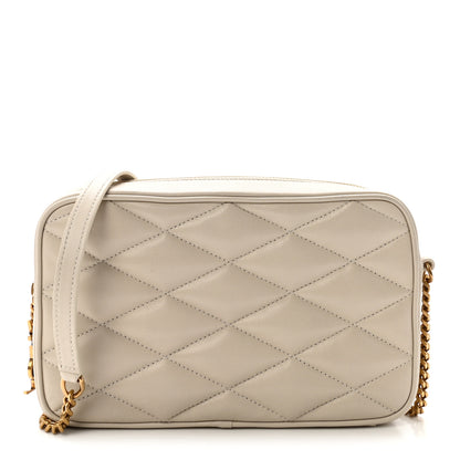 Saint Laurent Lambskin Quilted Mini Camera Bag Crema Soft 1 of 10
