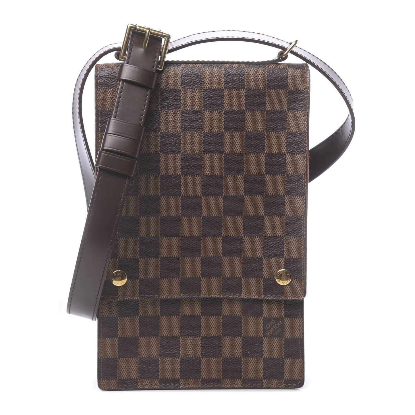 Damier Ebene Portobello Travel Shoulder Bag