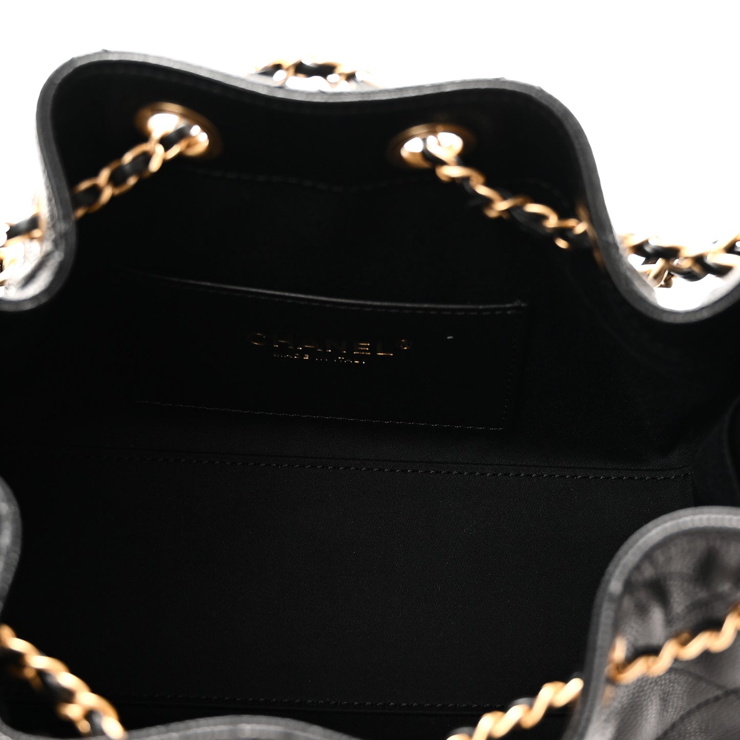 Caviar Quilted Mini Chanel 25 Handbag Black