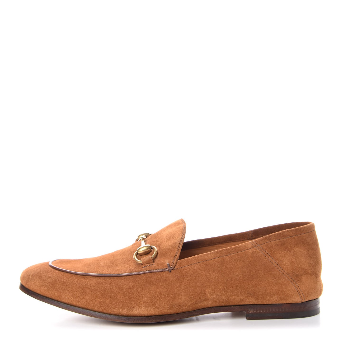 Suede Mens Brixton Horsebit Loafers 7.5 Brown
