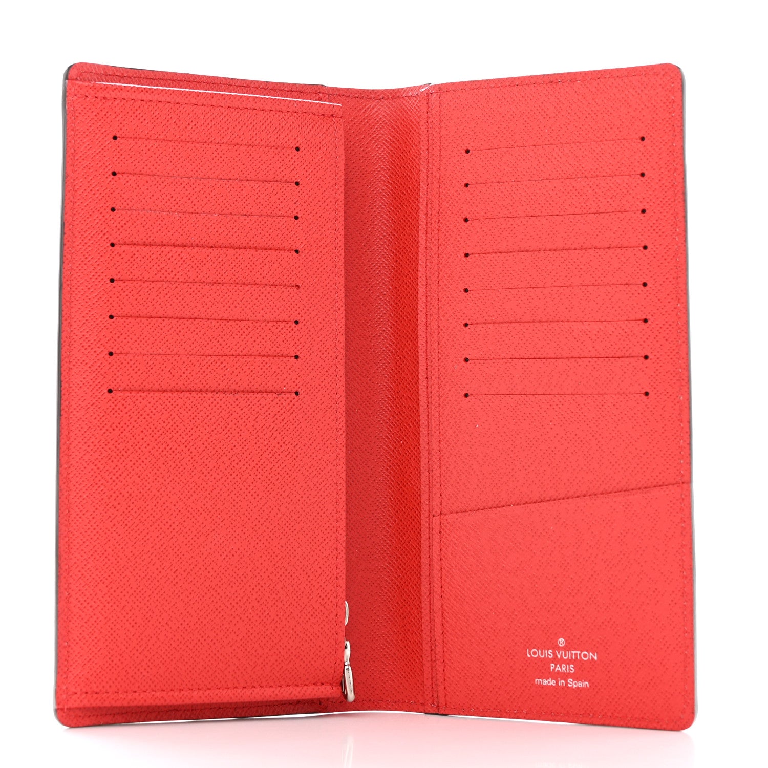 Louis Vuitton X Supreme Epi Brazza Wallet Red 5 of 9