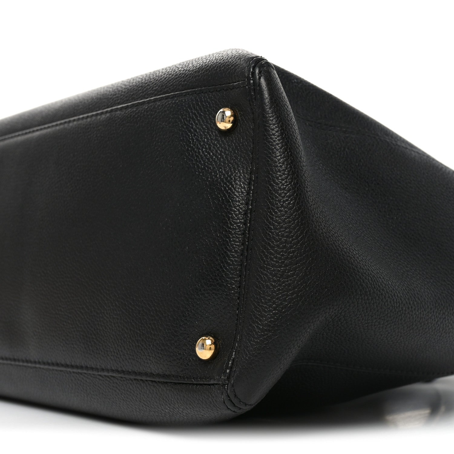 Chanel Calfskin Cerf Executive Shopper Tote Black 10 of 10