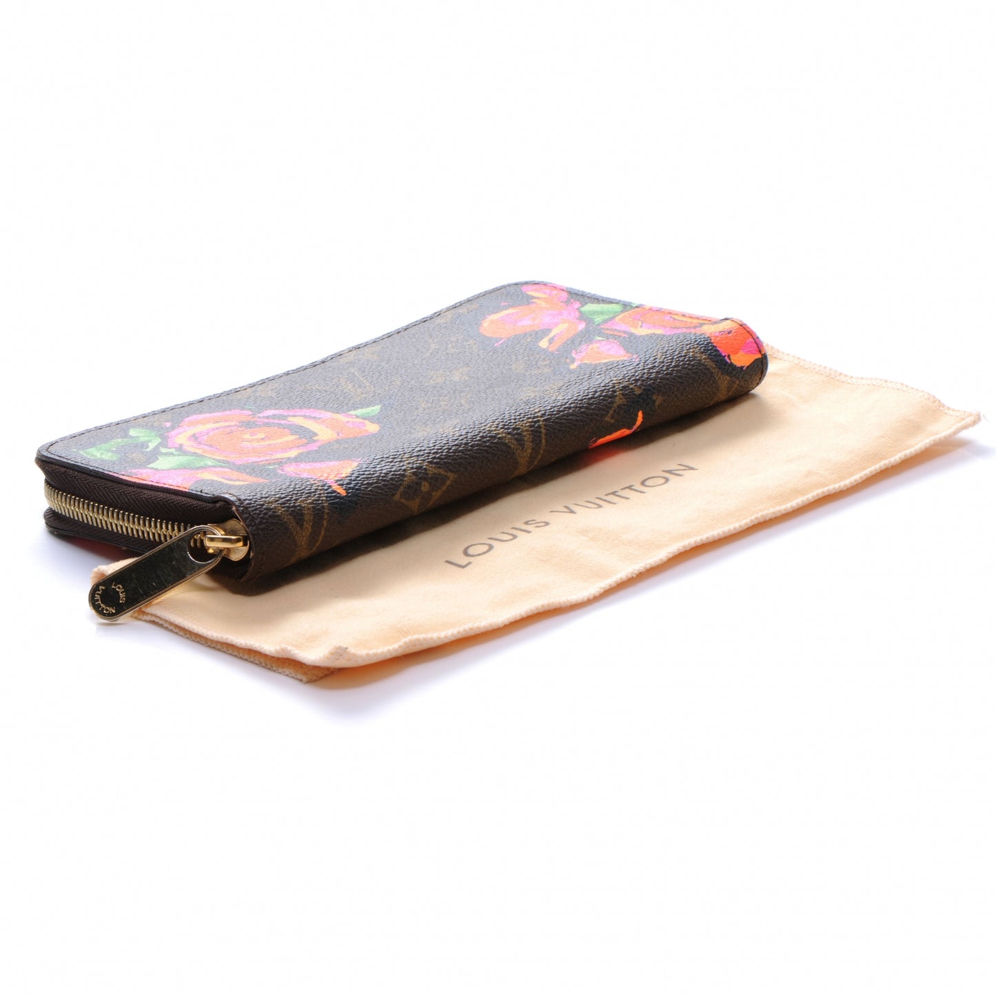 Monogram Roses Zippy Wallet