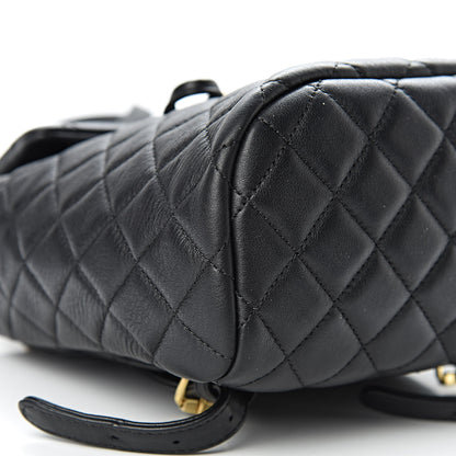 Chanel Calfskin Quilted Mini Urban Spirit Backpack Black 8 of 10
