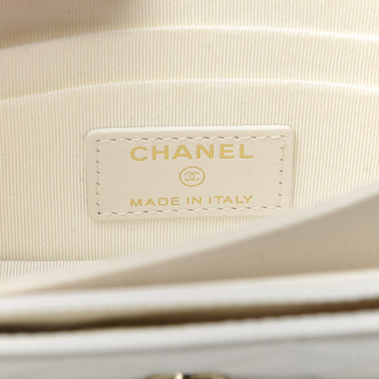 Chanel Caviar Quilted Mini Wallet On Chain WOC White 7 of 9