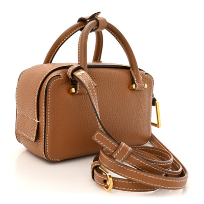 Delvaux Taurillon Soft Nano Cool Box Satchel Vegetal Ivory 3 of 9