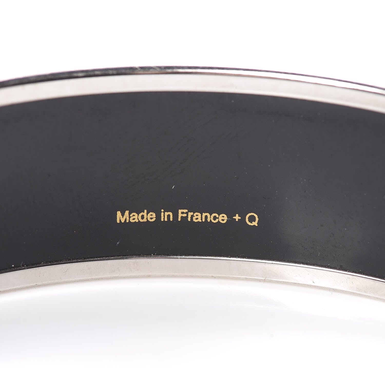 Hermes Enamel Printed Wide Balcons du Guadalquivir Bracelet 65 Silver 5 of 6
