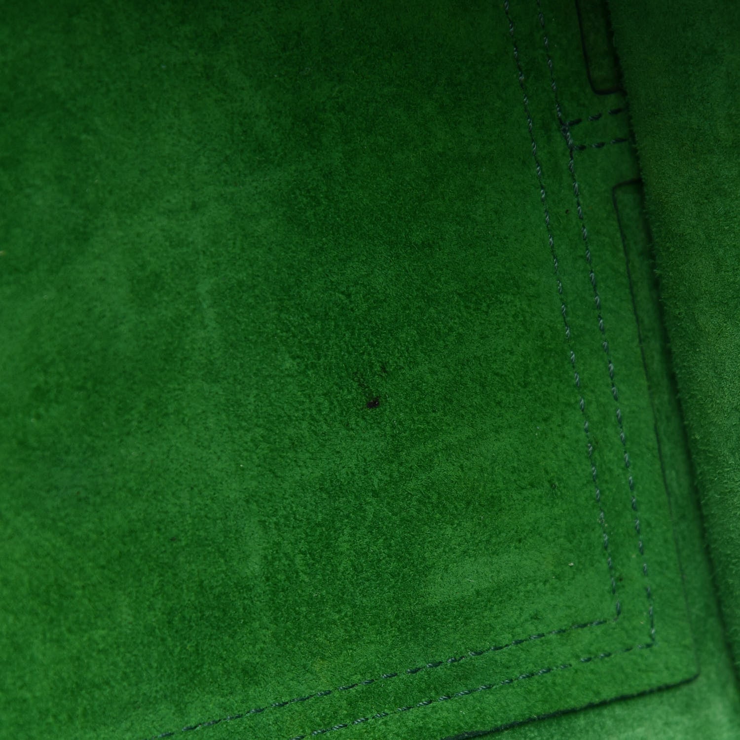 Celine Crisped Calfskin Small Tie Knot Tote Grass Green 12 of 14