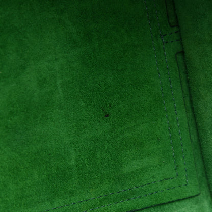 Celine Crisped Calfskin Small Tie Knot Tote Grass Green 12 of 14