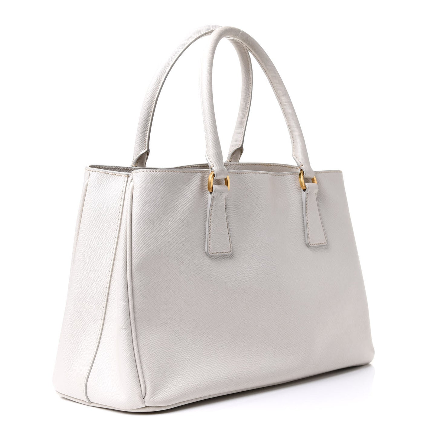 Saffiano Lux Medium Tote Talco