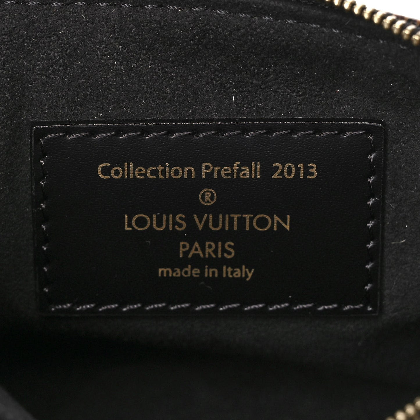 Damier Paillettes Mini Pochette Accessories Black