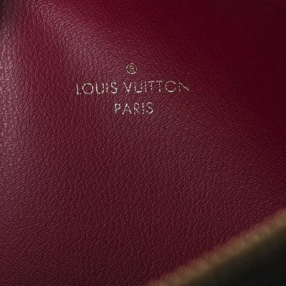 Louis Vuitton Monogram Felicie Chain Wallet Zippered Insert Fuchsia 6 of 6