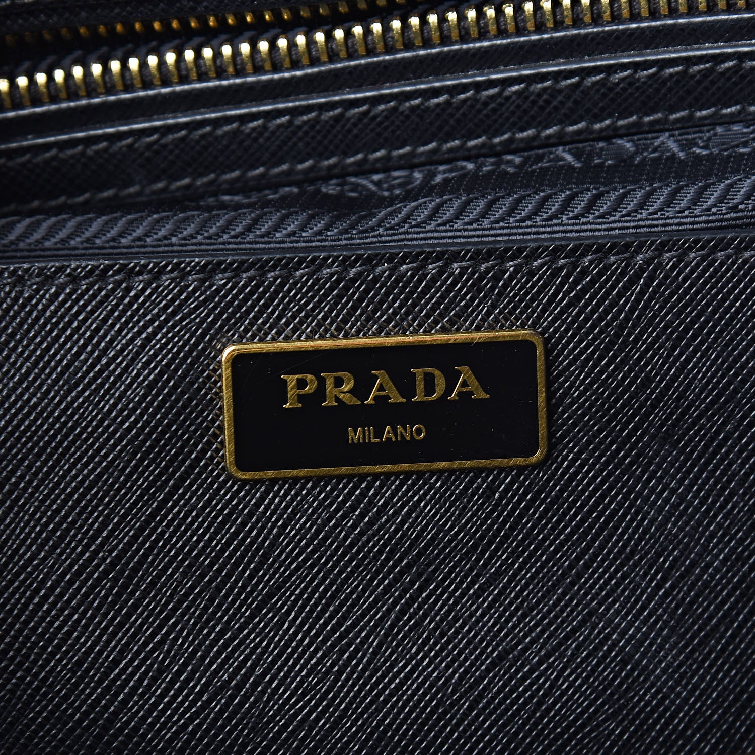 Prada Saffiano Large Galleria Double Zip Tote Black 6 of 16