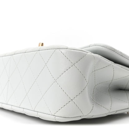 Chanel Lambskin Quilted Small Sweet Camellia Flap Light Blue 9 of 9