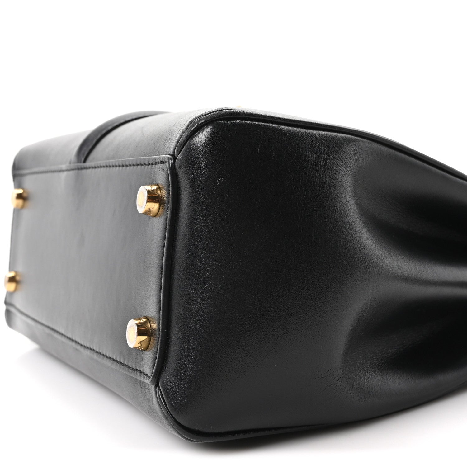 Celine Satinated Calfskin Small 16 Top Handle Bag Black 11 of 11