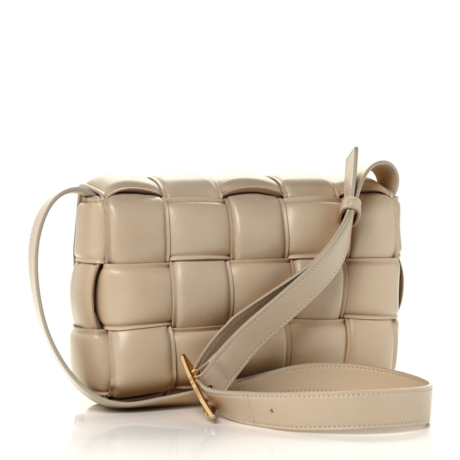 Bottega Veneta Nappa Maxi Intreccio Padded Cassette Crossbody Bag Porridge 3 of 12