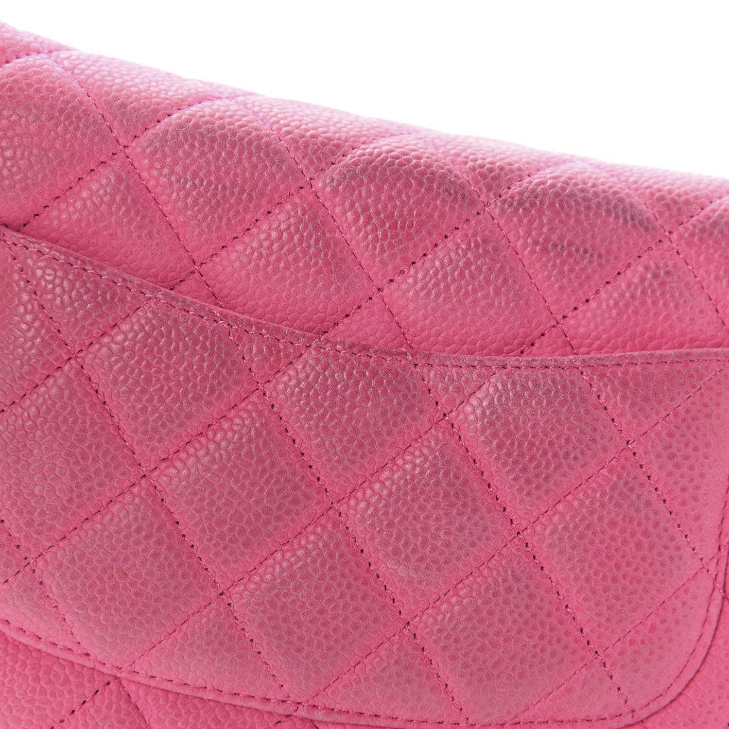 Chanel Iridescent Caviar Quilted Wallet On Chain WOC Pink 10 of 14