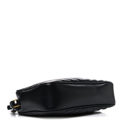 Saint Laurent Calfskin Matelasse Monogram Lou Camera Bag Black 3 of 9