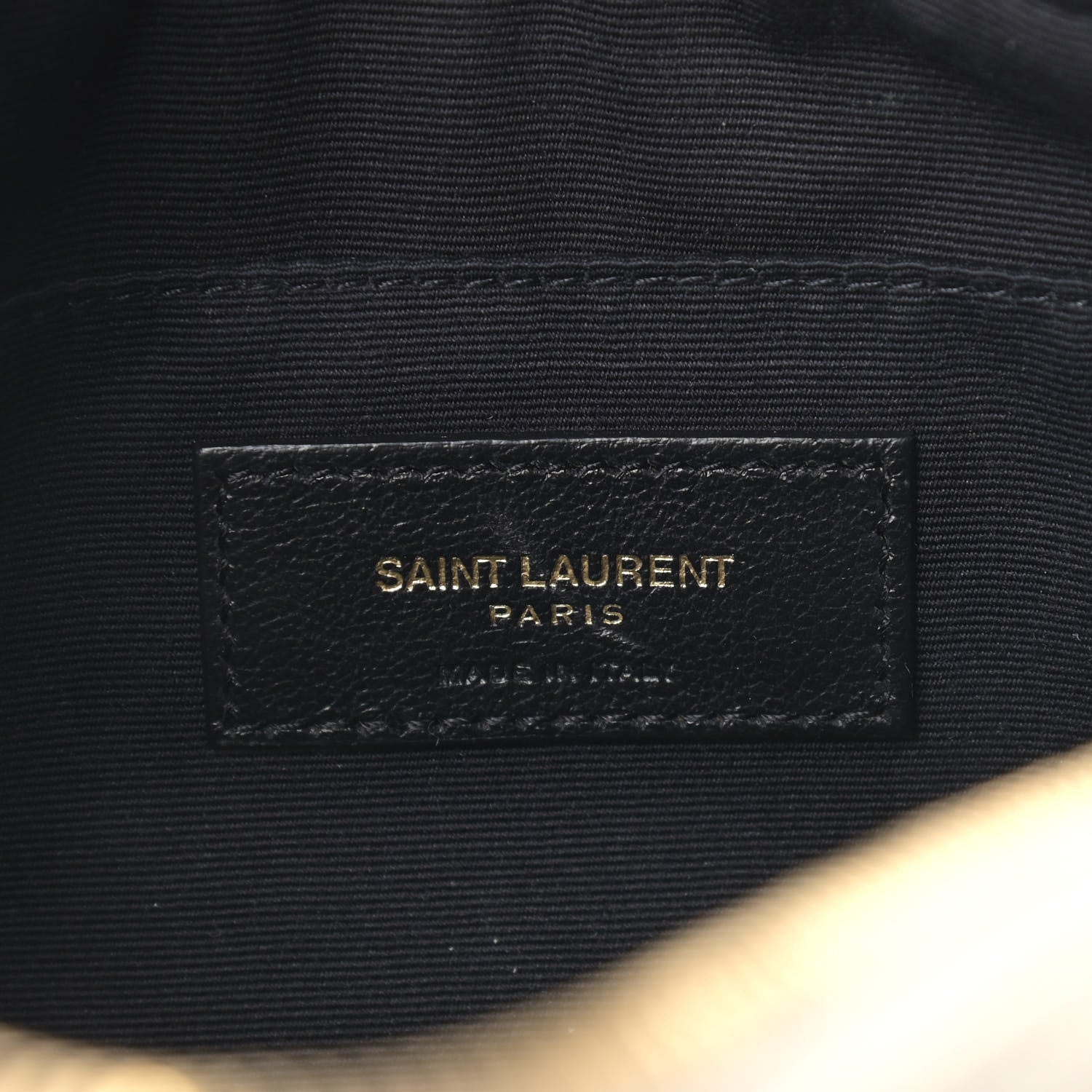 Saint Laurent Calfskin Matelasse Monogram Lou Camera Bag Crema Soft 6 of 11