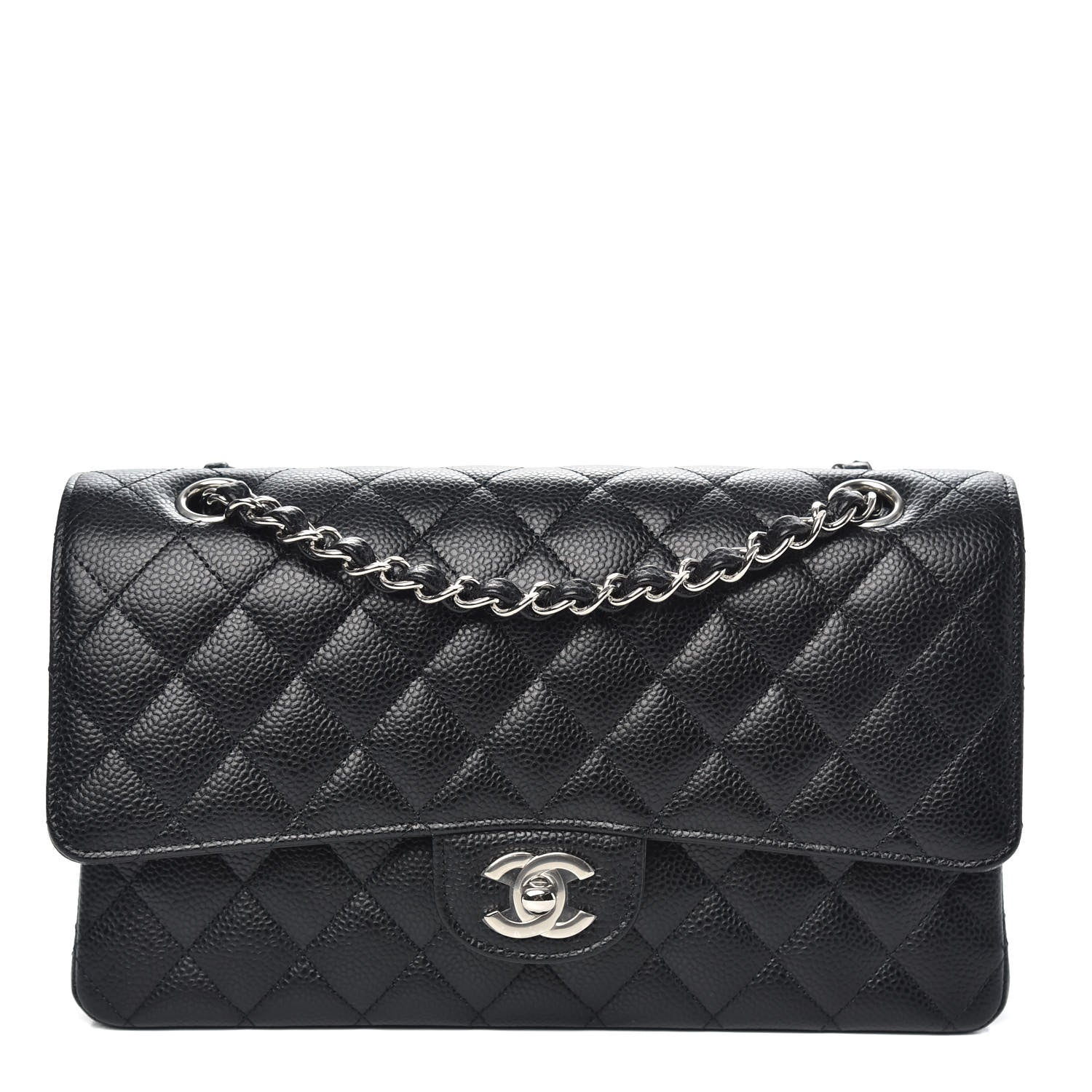Chanel Caviar Quilted Medium Double Flap Black 1 of 11
