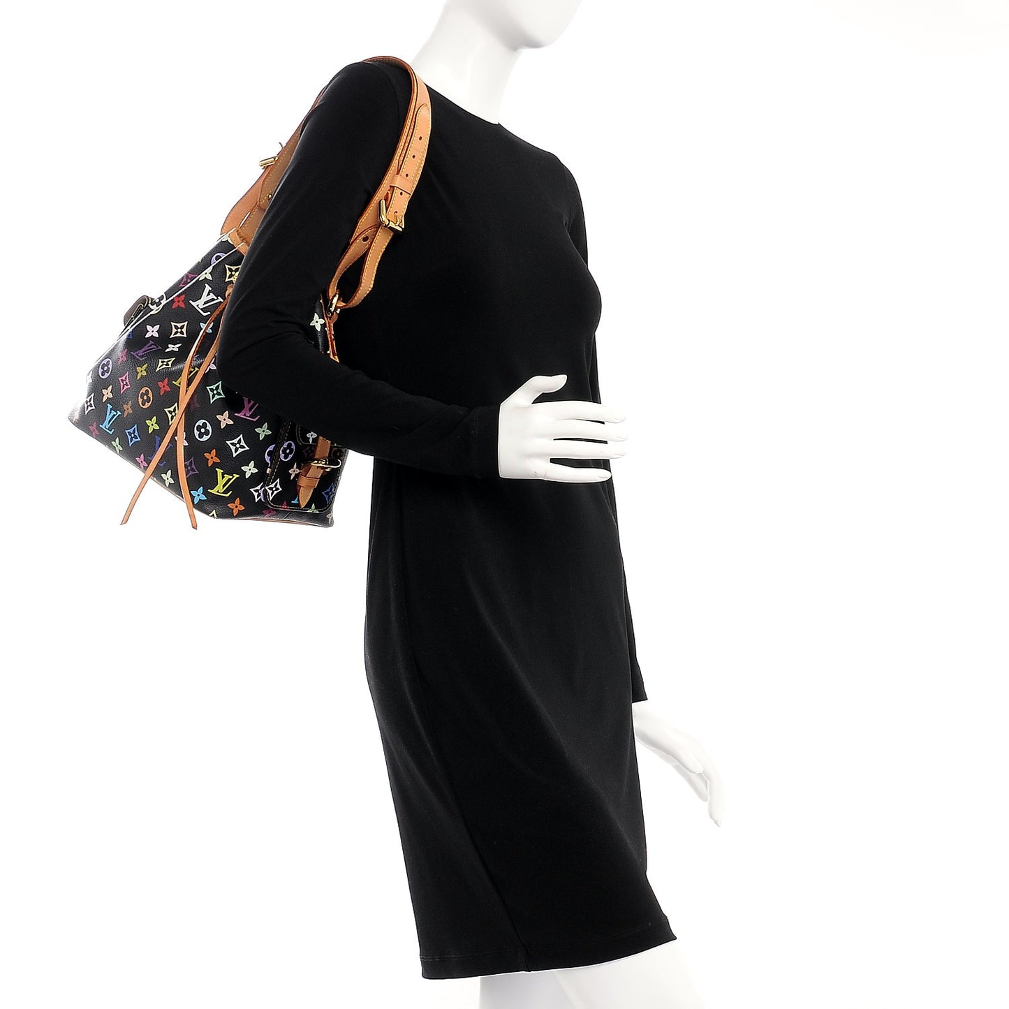 Monogram Multicolor Petit Noe Black