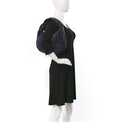 Bottega Veneta Nappa Intrecciato Teen Jodie Navy 2 of 9