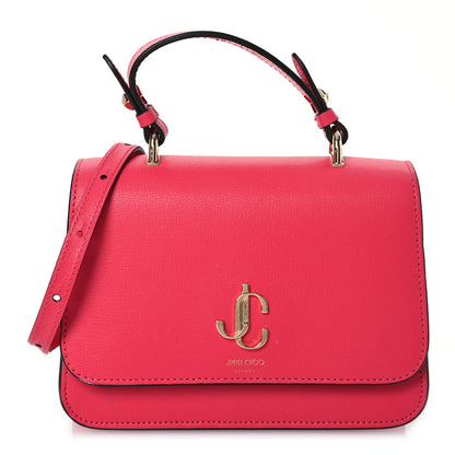 Jimmy Choo Grainy Calfskin Varenne Top Handle Satchel Pink 1 of 13