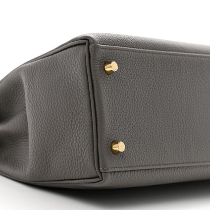 Hermes Togo Kelly Retourne 32 Etain 9 of 11