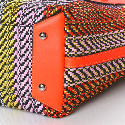 Christian Louboutin Raffia Small Frangibus Tote Orange Multicolor 8 of 8